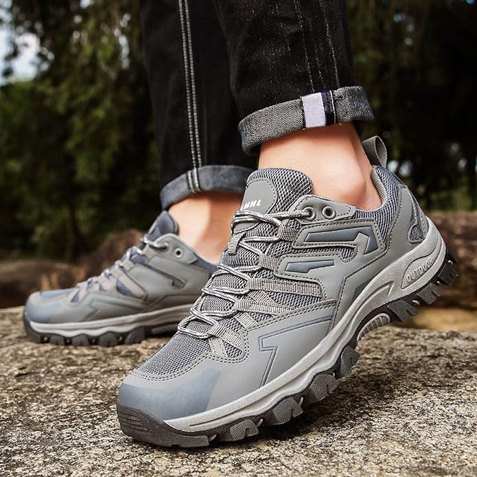 Men's Hiking Shoes – Waterproof Trekking Boots for Outdoor Adventures and Trails