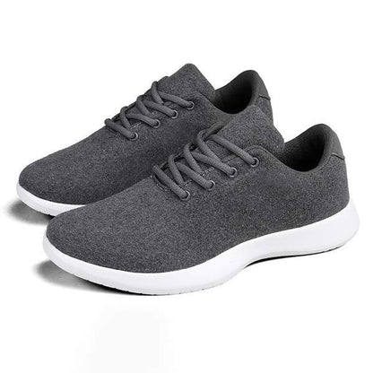 Men's Running Shoes – Lightweight Wool Athletic Sneakers for Sports Activities