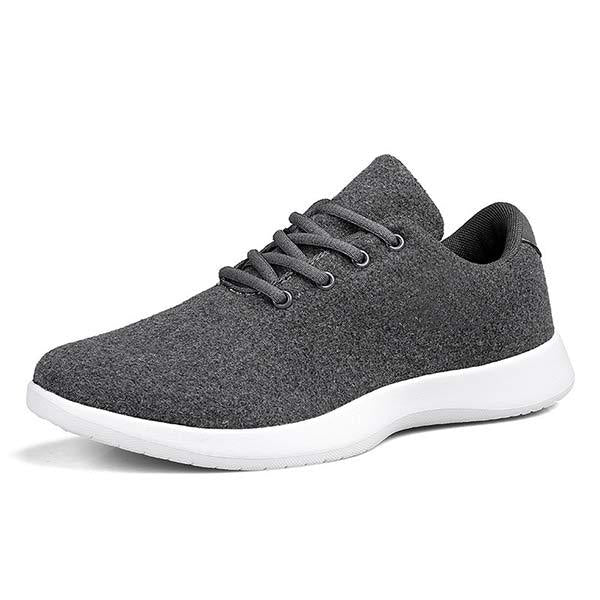 Men's Running Shoes – Lightweight Wool Athletic Sneakers for Sports Activities
